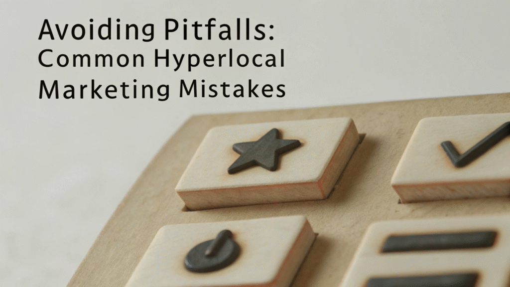 Avoiding Pitfalls: Common Hyperlocal Marketing Mistakes